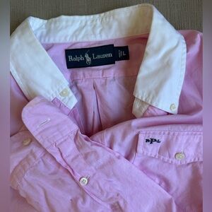 Ralph Lauren Men's Pink Button Down Shirt